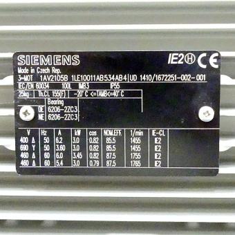 Spiralgehäusepumpen + Motor 1AV2105B 