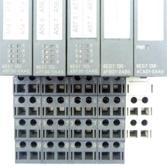 Power module 1x 6ES7 138-4CA01-0AA0, 1x 6ES7 135, 3x 6ES7 132 