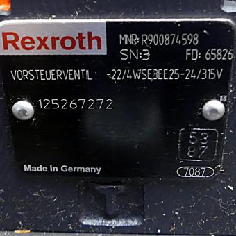 Elektrisch gesteuertes Servo-Wegeventil 4/3 4WSE3EE25-24/300B9ET315K9DM Neu