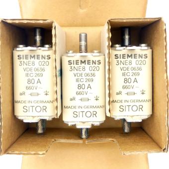 3x Sicherungseinsatz 