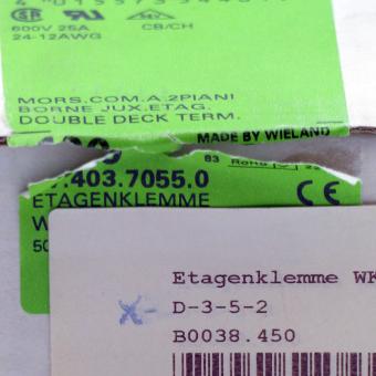 Terminal Block WKN2,5E/U New FS