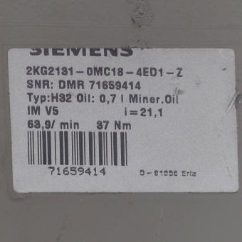 Getriebemotor 2KG2131-OMC18-4ED1-Z 