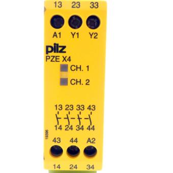safety relay PZE X4 24VDC 4n/o 