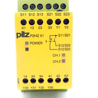 Zweihandüberwachung P2HZ X1 24VDC 3n/o 1n/c 