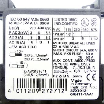 Leistungsschütz 3RT1 3RT1016-1BB42 Gebraucht