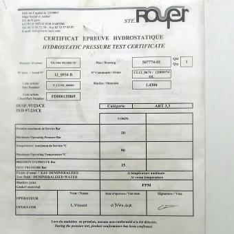 Edelstahl Filterbeutel 05CHB3N4 SP-507774-01 