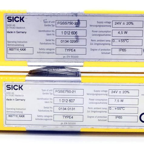 Safety light barrier 14 FGS  Used