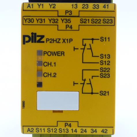 Zweihandbediengerät P2HZ X1P C 24VDC 3n/o 1n/c 2so Gebraucht
