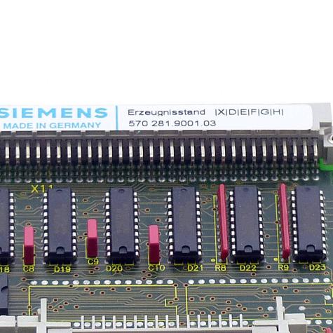 Siemens Sinumerik Memory Board 570 281.9001.03 Neu geöffnete OVP