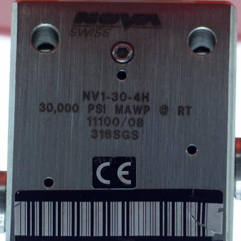 Pneumatic driven needle Valve NV1-30-4H New
