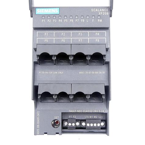 SIMATIC Net Industrial Ethernet Switch Scalance XF208  Gebraucht