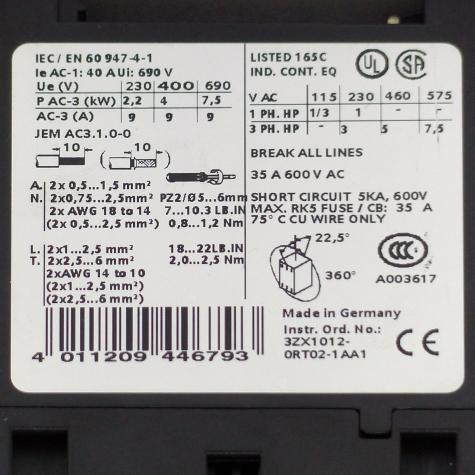 Contactor PA66-GF25FR New