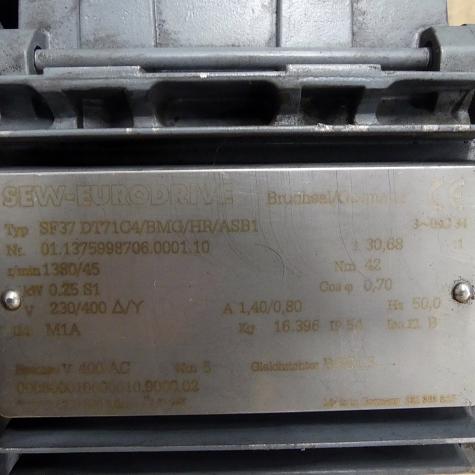 Rotary indexing table with SEW motor  Used