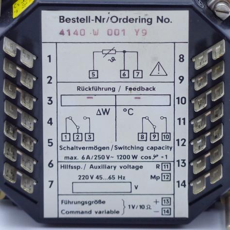 Temperature controller  Used