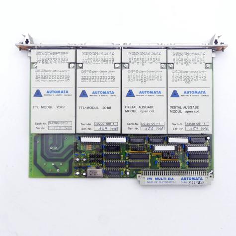 VME MULTI E/A 4 Module  Gebraucht