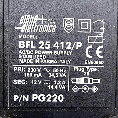 PG220 Mains Power Block 230 VAC BFL 25 412/P New FS