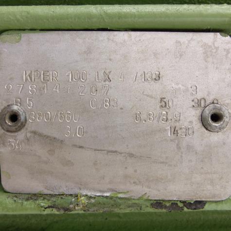 Volute Casing Pump AK AAE 0B 2 LB Used