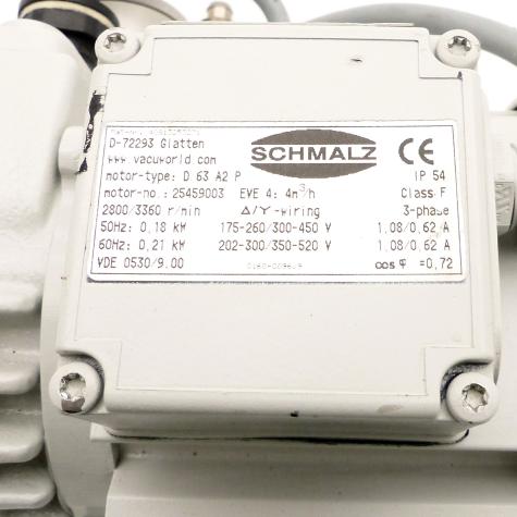 Vacuum Pump EVE4D-Filter  Used