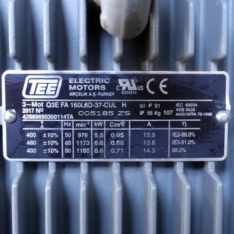 Rotary vane vacuum pump  Used