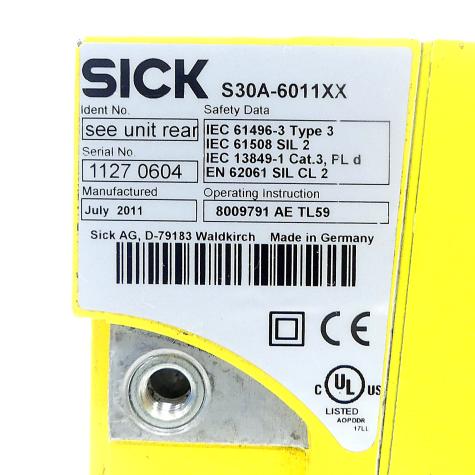 Sicherheitslaserscanner S30A-6011XX Gebraucht