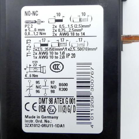 Overload relay  Used