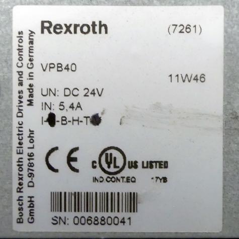 IndraControl V VPB40.3D1L-2G0NN-D2D-FN-NN-FW Gebraucht