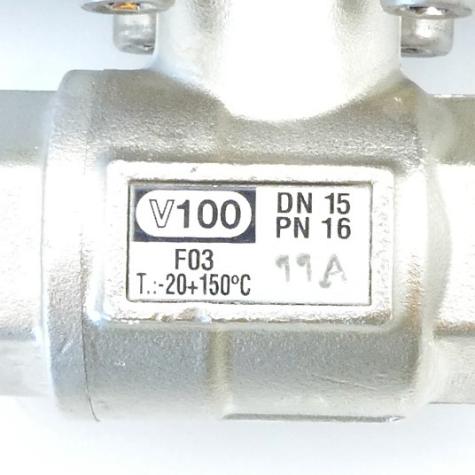 Brass ball valve SR15 F03-F05 New FS