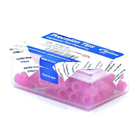 50 Pieces Precision tips  pink TIP 20GA GP.023X.5 