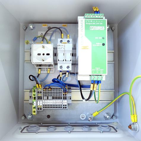enclosure with power supply PWR-120 New FS