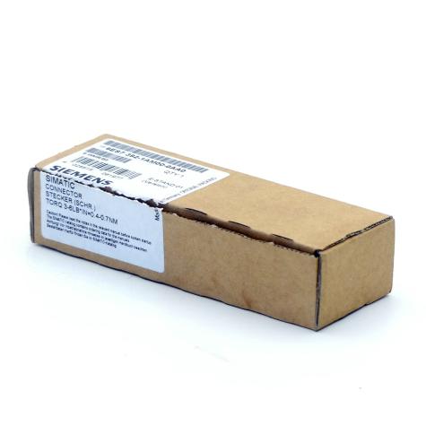 Frontstecker mit Schraubkontakten  