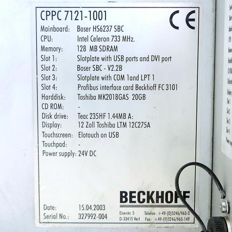 Panel Pc CP7121  Gebraucht