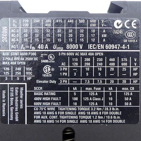 Leistungsschütz  Neu geöffnete OVP