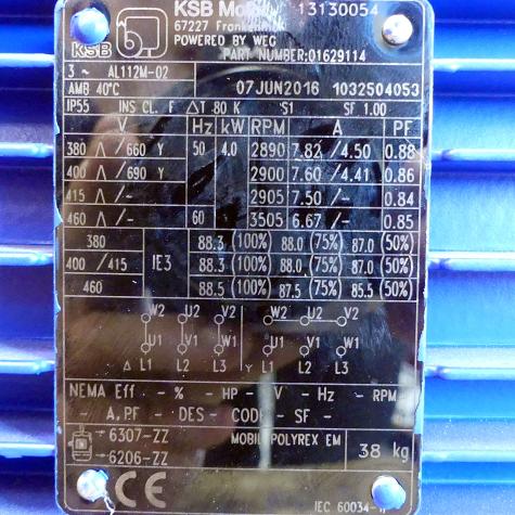 Kreiselpumpe ETABLOC Neu