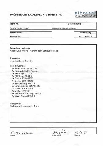 Pneumatischer Schraubendreher  