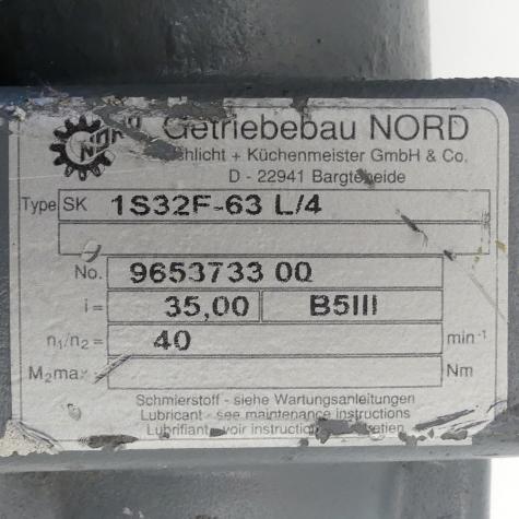 gear motor 63L/4 Used