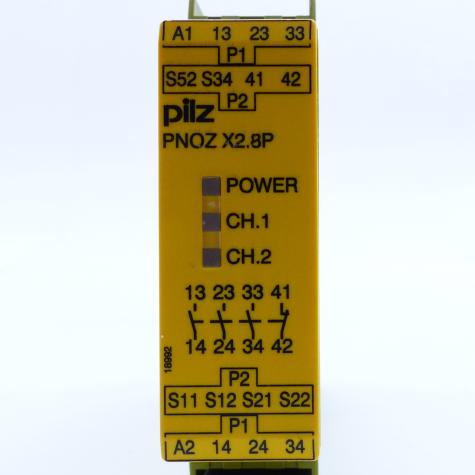 Safety Relay PNOZ X2.8P 24VACDC 3n/o 1n/c Used