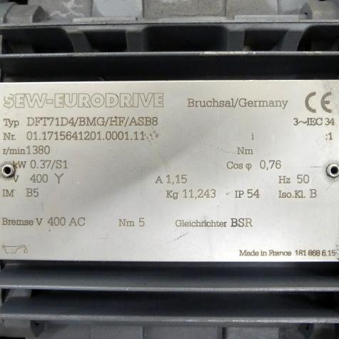 Rotary indexing table + SEW motor TT 125 Used