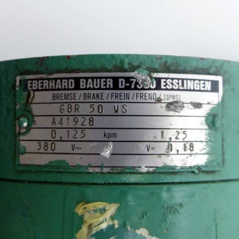 Gearmotor GBR 50 WS Used