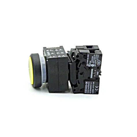 Push-button yellow 3SB3245-0AA31 New FS