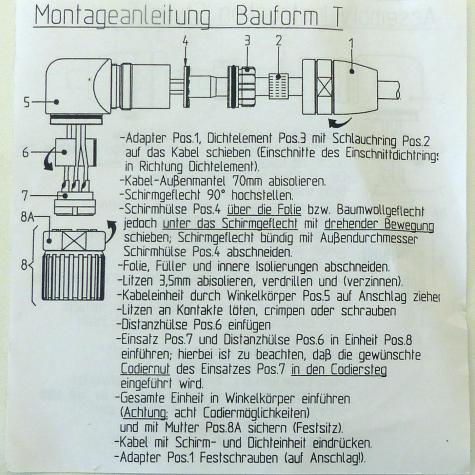 Kabelsteckverbinder 1611504 Neu OVP
