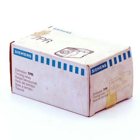 Zeitrelais 7PR1040-7AM00 Neu OVP