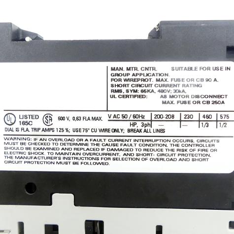 Sirius Circuit breaker 3RV1421-0GA10 New FS