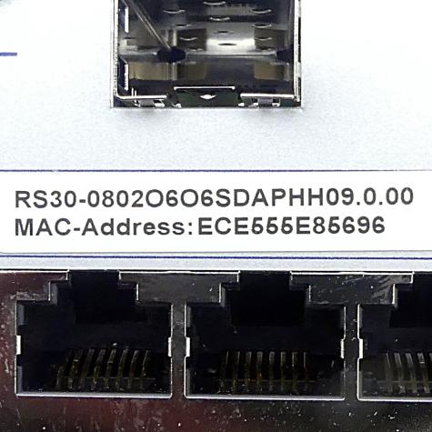 Industrieller Ethernet-Rail-Switch RS30 RS30-0802O6O6SDAPHH09.0.00 
