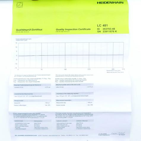 Sealed Linear Encorder  ML320 LC481 New