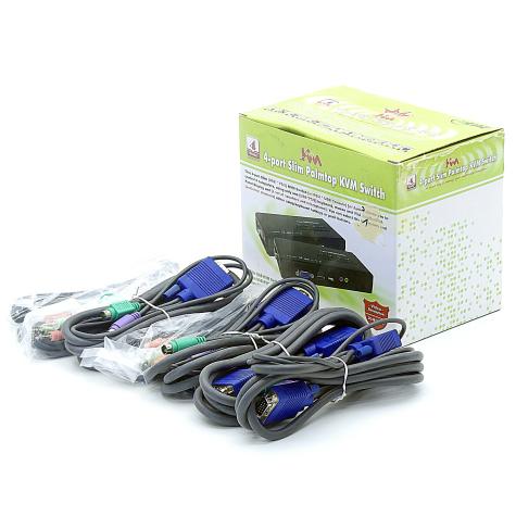 4-port SLIM KVM Switch 60614G Gebraucht
