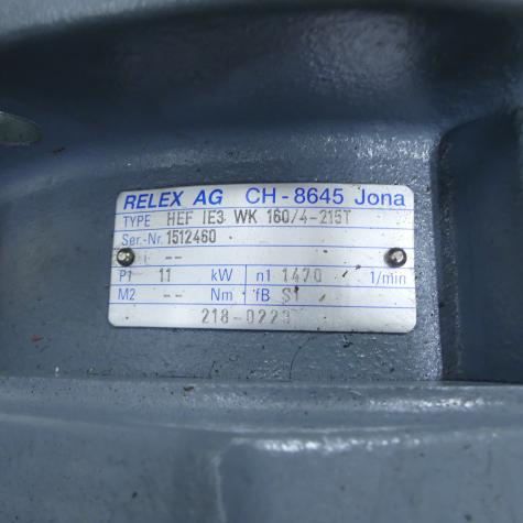 Three-phase water-cooled motor HEFIE3 WK160/4-215T Used