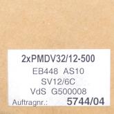 Pneumatikzylinder PMDV 32/12-500  Neu OVP