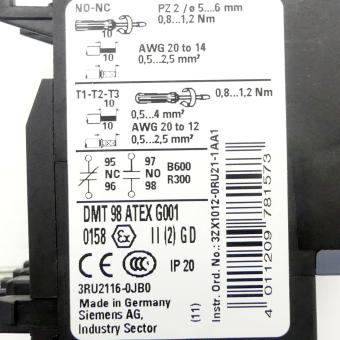 Overload relay 0,70...1,0 A 