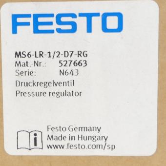 Druckregelventil MS6-LR-1/2-D7-RG 
