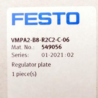 Reglerplatte VMPA2-B8-R2C2-C-06 